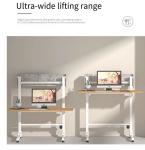 Office Furniture Pneumatic Standing Lifting Desk for Height Adjustment in
