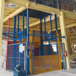 Heavy-Duty 20,000kg Hydraulic Lift Platform - Guide Rail Freight Elevator for