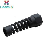 Nylon Bending Spiral Cable Gland Silicone Rubber With Dust Proof Protection