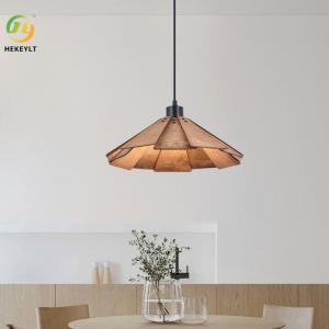 Wholesale Wabi Sabi Wood Art Straw Hat Pendant Lamp Restaurant Small Bar Home Tea Room Chandelier from china suppliers