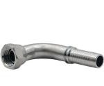 Stainless Steel 90 Degree BSP Female 60 Degree Cone 22691 Hose Fitting Advantage