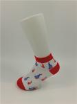 Antibacterial Fabrics Pure Cotton Socks With Elastane No Show Socks Type