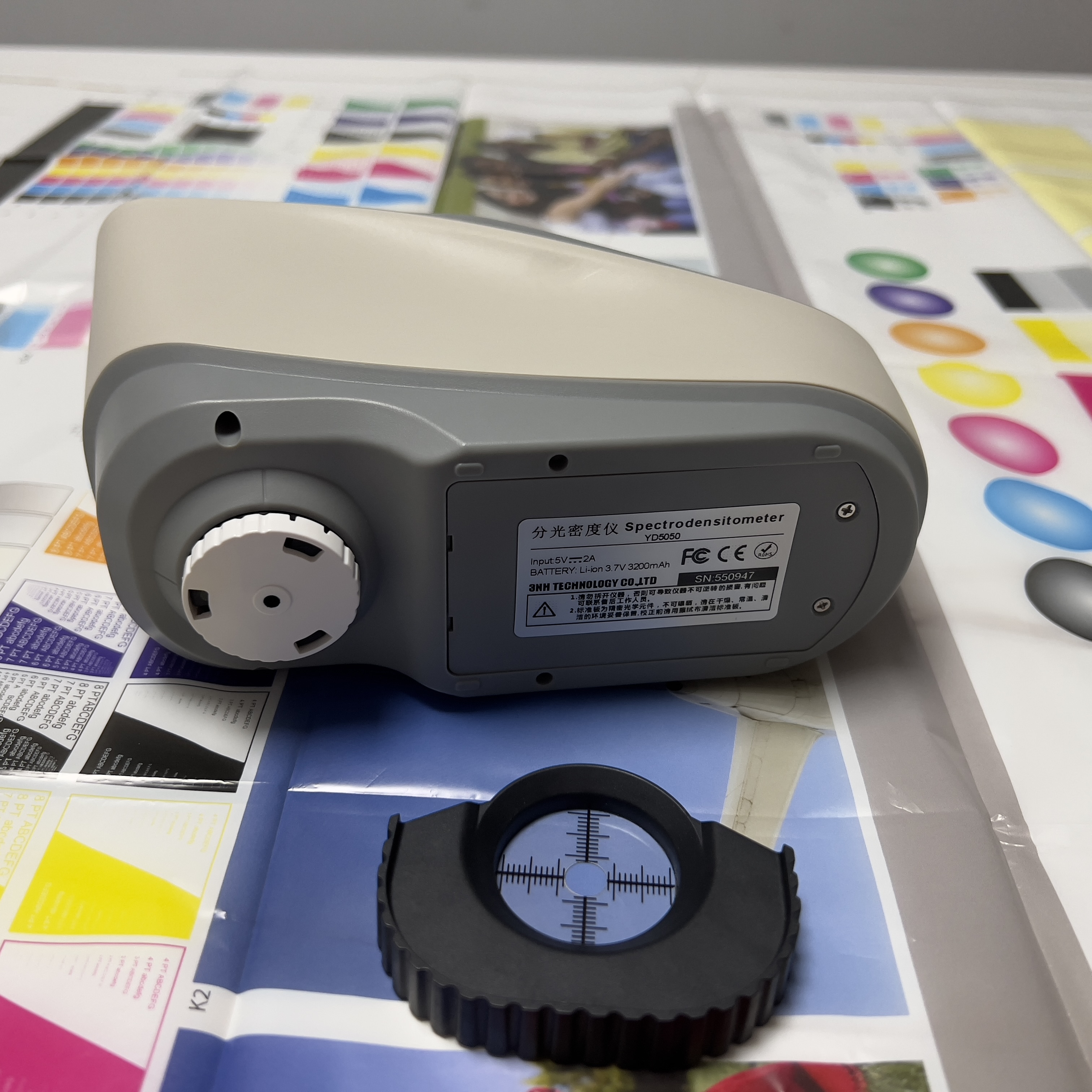 3NH YD5010 Densitometer Customizable CMYK Color Difference Spectrophotometer for Printing OEM Supported