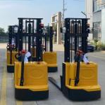 1500kg 3000mm Full Electric Walkie Stacker With Reverse Rearview Mirror And