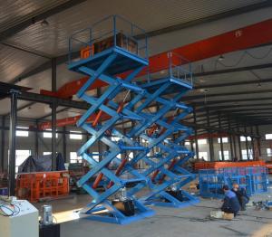 Wholesale Stable And Safe Stationary Hydraulic Scissor Lift For Cargo Transportation from china suppliers