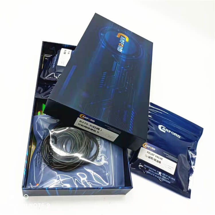 R275 9 Red Control Valve Seal Repair Kit For Excavator