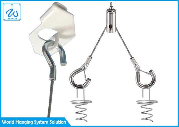 One To Two Cable Grippers Metal Suspension System , Durable Drop Ceiling