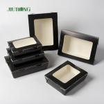 Waterproof Greaseproof Kraft Take Out Containers PE Coating Food Box