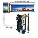 ZYGG Commercial Advertising Flap Barrier Gate Waterproof With 24V DC Motor