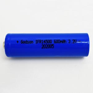 14500 600mAh 3.2V LiFePO4 Battery For Emergency Lights & Exit Signs