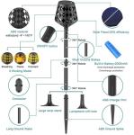 2000mAh 117PCS LED Flickering Flame Solar Garden Lights