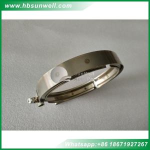 Wholesale Cummins NTA855 NH220 N14 M11 Diesel engine parts exhaust outlet connection 186917 43828 V band clamp from china suppliers