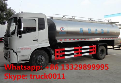 Quality Hot sale new 8cbm-10cbm dongfeng milk liquid food truck, factory sale best price 10m3 stainless steel milk tank truck for sale