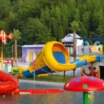 360 Guests/Hr Children Water Slide Trumpet Fibreglass Water Slides
