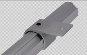 Wholesale Sandblasting AL-11 Aluminum Tubing Joints Parallel Holder Plate Outer Connector from china suppliers