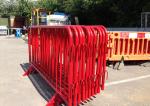 Crowd Control Metal Pedestrian Barriers Electrostatic Coating For Concert