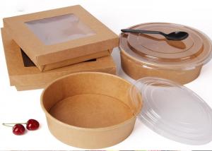 Wholesale kraft disposable paper soup bowl take out paper frozen yogurt cups from china suppliers