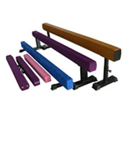 Red Home Balance Beam , Gymnastics Practice Beam 400CM Length Dimension