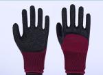 76 Grams Crinkle Half Coated Latex Work Gloves EN388 4131 for Construction