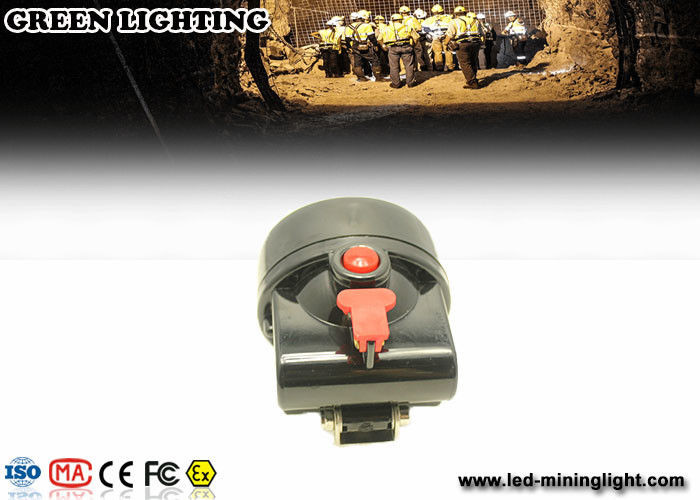 Black OEM Anti Explosive Rechargeable Miners Headlamp 10000 LUX High Brightness