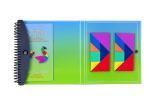 Non-Toxic Harmless Environmental Protection Tangram Puzzle Book Magnetic