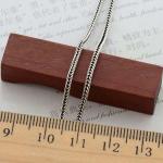 Men Jewelry 925 Silver Fabulous Wild Beast Pendant Neckalce with Wheat Chain