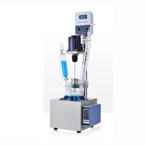 Wholesale High Precision Glass Stirrer Reactor Laboratory Single Layer Chemical Glass Reactor from china suppliers