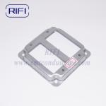 4" Square Metallic Surface Cover 2 Duplex Receptacle