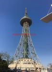 Anti Rust Monopole Antenna Tower Steel Structure Tower High Rise Structure