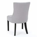 Mid Century Accent Velvet Chairs , Black Metal Base Vincent Fabric Accent Chair
