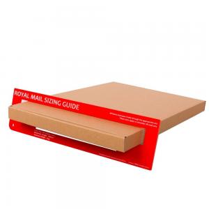 Wholesale Custom Logo Printing Postage Thin Mailing Box Cardboard Royal Mail Large Letter Box from china suppliers