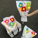 20x35cm Finished Dopamine Creative Bouquet Cartoon Artificial Flower Bouquet