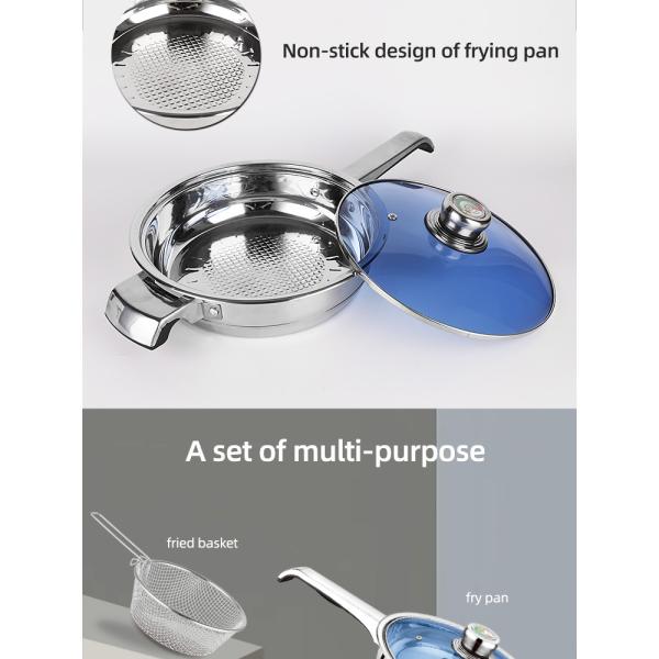 Wholesale Kitchen Non Stick Cookware Set Non Stick Cooking Utensil Set Stainless Steel Nonstick Cookware Sets