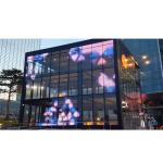 Waterproof Good Resolution 75% Transparent Curtain LED Display