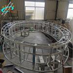 Main Tube 50*3 Circular Goal Post Truss Stand Hang Speaker