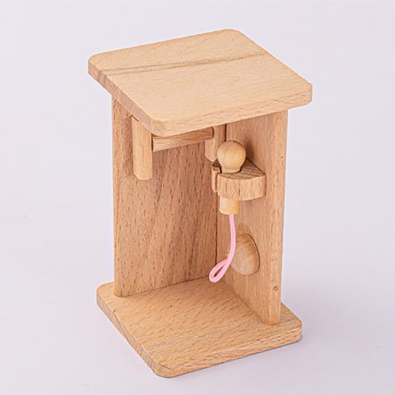 Wooden Dollhouse Dining Room Table Furniture For Kid Gift Education