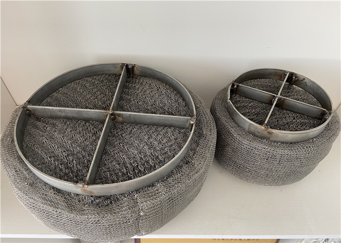 Round 200mm Length Mist Eliminator Wire Mesh Demister Pad