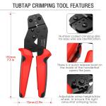 Pin Type Wire Crimper Set Alloy Material For Industrial Equipment