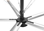 5m 16 Ft Ceiling Fan Lower Noise Pmsm HVLS Fan For Church And Stadium