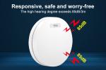 10 Year Battery Photoelectric Interlinked Smoke Alarm Battery Powered Smoke