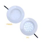 3.0w 12v DC LED Puck Lights White / Black 3000K/4000K/6400K Or Dual CCT 2700K