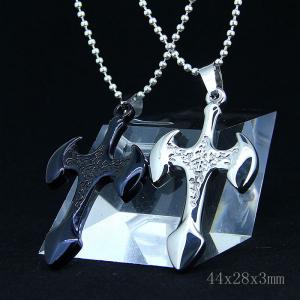 Wholesale Fashion Top Trendy Stainless Steel Cross Necklace Pendant LPC07 from china suppliers