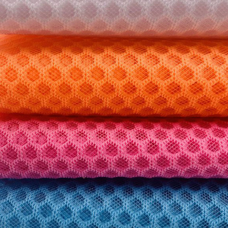 100% Polyester Recycled Polyester Mesh Knitted Airmesh 3D Mesh Material