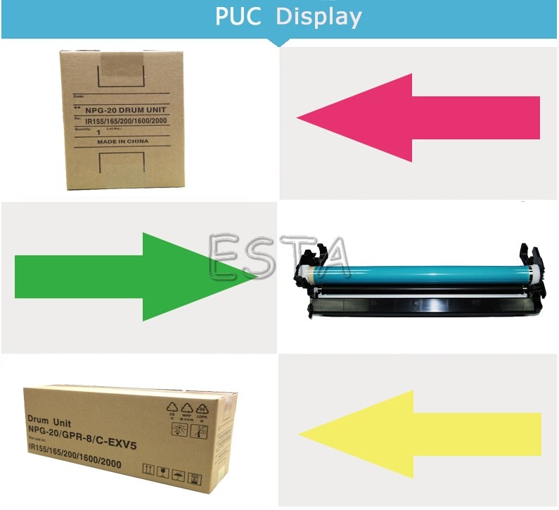 Canon IR1600 Photoconductor Unit NPG20 GPR8 C - EXV5 PCU for Canon IR 1610 IR 2000 / 2010