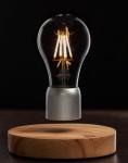 round base wireless magnetic levitation desk lamp light night bulb