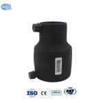 DN20 DN63 Plastic Pipe Fitting Black HDPE Reducing Coupler Socket Fusion Tee