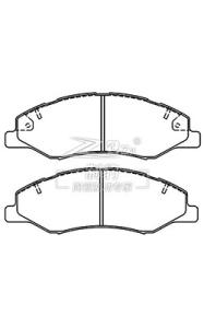 Wholesale Toyota Brake Pads with Wear Sensor for Front Position from china suppliers