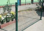 PVC Coated Welded Wire Mesh Fencing With Triangle V Shape RAL6005