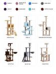 Cat Tree House Scratching Post Heavy Duty Sisal Rope Cat Tower Column Climbing