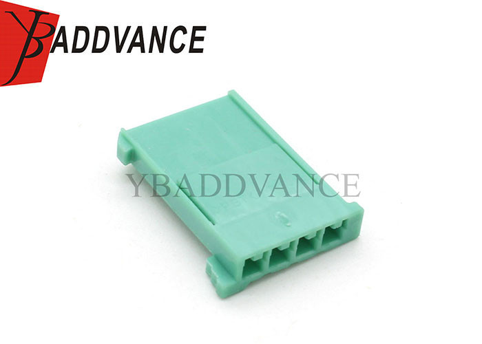 Non Sealed Harness Green 4 Position Automotive Electrical Connectors